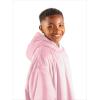 imageBare Home Wearable Blanket BCozy Hoodie  Soft Plush Sherpa  Warm and Cozy  Oversized Wearable Blanket  Adult ampamp Kid Sizes19  Light Pink
