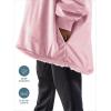 imageBare Home Wearable Blanket BCozy Hoodie  Soft Plush Sherpa  Warm and Cozy  Oversized Wearable Blanket  Adult ampamp Kid Sizes19  Light Pink