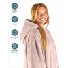 imageBare Home Wearable Blanket BCozy Hoodie  Soft Plush Sherpa  Warm and Cozy  Oversized Wearable Blanket  Adult ampamp Kid Sizes20  Blush