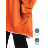 imageBare Home Wearable Blanket BCozy Hoodie  Soft Plush Sherpa  Warm and Cozy  Oversized Wearable Blanket  Adult ampamp Kid Sizes21  Orange