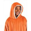 imageBare Home Wearable Blanket BCozy Hoodie  Soft Plush Sherpa  Warm and Cozy  Oversized Wearable Blanket  Adult ampamp Kid Sizes21  Orange