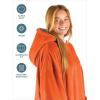 imageBare Home Wearable Blanket BCozy Hoodie  Soft Plush Sherpa  Warm and Cozy  Oversized Wearable Blanket  Adult ampamp Kid Sizes21  Orange