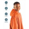 imageBare Home Wearable Blanket BCozy Hoodie  Soft Plush Sherpa  Warm and Cozy  Oversized Wearable Blanket  Adult ampamp Kid Sizes21  Orange