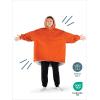 imageBare Home Wearable Blanket BCozy Hoodie  Soft Plush Sherpa  Warm and Cozy  Oversized Wearable Blanket  Adult ampamp Kid Sizes21  Orange