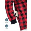 imageBare Home Wearable Blanket BCozy Hoodie  Soft Plush Sherpa  Warm and Cozy  Oversized Wearable Blanket  Adult ampamp Kid Sizes23  Buffalo Plaid  RedBlack