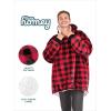imageBare Home Wearable Blanket BCozy Hoodie  Soft Plush Sherpa  Warm and Cozy  Oversized Wearable Blanket  Adult ampamp Kid Sizes23  Buffalo Plaid  RedBlack