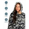 imageBare Home Wearable Blanket BCozy Hoodie  Soft Plush Sherpa  Warm and Cozy  Oversized Wearable Blanket  Adult ampamp Kid Sizes25  Camo  Grey