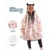 imageBare Home Wearable Blanket BCozy Hoodie  Soft Plush Sherpa  Warm and Cozy  Oversized Wearable Blanket  Adult ampamp Kid Sizes26  Camo  Pink