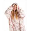imageBare Home Wearable Blanket BCozy Hoodie  Soft Plush Sherpa  Warm and Cozy  Oversized Wearable Blanket  Adult ampamp Kid Sizes26  Camo  Pink