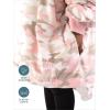 imageBare Home Wearable Blanket BCozy Hoodie  Soft Plush Sherpa  Warm and Cozy  Oversized Wearable Blanket  Adult ampamp Kid Sizes26  Camo  Pink