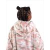 imageBare Home Wearable Blanket BCozy Hoodie  Soft Plush Sherpa  Warm and Cozy  Oversized Wearable Blanket  Adult ampamp Kid Sizes26  Camo  Pink