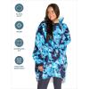 imageBare Home Wearable Blanket BCozy Hoodie  Soft Plush Sherpa  Warm and Cozy  Oversized Wearable Blanket  Adult ampamp Kid Sizes27  Tie Dye  Dark Blue