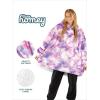 imageBare Home Wearable Blanket BCozy Hoodie  Soft Plush Sherpa  Warm and Cozy  Oversized Wearable Blanket  Adult ampamp Kid Sizes29  Tie Dye  Pink