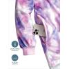 imageBare Home Wearable Blanket BCozy Hoodie  Soft Plush Sherpa  Warm and Cozy  Oversized Wearable Blanket  Adult ampamp Kid Sizes29  Tie Dye  Pink