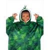 imageBare Home Wearable Blanket BCozy Hoodie  Soft Plush Sherpa  Warm and Cozy  Oversized Wearable Blanket  Adult ampamp Kid Sizes30  Dinosaur