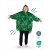 imageBare Home Wearable Blanket BCozy Hoodie  Soft Plush Sherpa  Warm and Cozy  Oversized Wearable Blanket  Adult ampamp Kid Sizes30  Dinosaur
