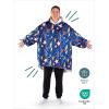 imageBare Home Wearable Blanket BCozy Hoodie  Soft Plush Sherpa  Warm and Cozy  Oversized Wearable Blanket  Adult ampamp Kid Sizes31  Superhero