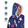 imageBare Home Wearable Blanket BCozy Hoodie  Soft Plush Sherpa  Warm and Cozy  Oversized Wearable Blanket  Adult ampamp Kid Sizes31  Superhero