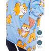 imageBare Home Wearable Blanket BCozy Hoodie  Soft Plush Sherpa  Warm and Cozy  Oversized Wearable Blanket  Adult ampamp Kid Sizes32  Dogs