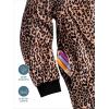 imageBare Home Wearable Blanket BCozy Hoodie  Soft Plush Sherpa  Warm and Cozy  Oversized Wearable Blanket  Adult ampamp Kid Sizes34  Leopard