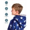 imageBare Home Wearable Blanket BCozy Hoodie  Soft Plush Sherpa  Warm and Cozy  Oversized Wearable Blanket  Adult ampamp Kid Sizes35  Flag