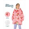 imageBare Home Wearable Blanket BCozy Hoodie  Soft Plush Sherpa  Warm and Cozy  Oversized Wearable Blanket  Adult ampamp Kid Sizes36  Strawberries