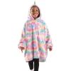 imageBare Home Wearable Blanket BCozy Hoodie  Soft Plush Sherpa  Warm and Cozy  Oversized Wearable Blanket  Adult ampamp Kid Sizes37  Unicorn