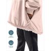 imageBare Home Wearable Blanket BCozy Hoodie  Soft Plush Sherpa  Warm and Cozy  Oversized Wearable Blanket  Adult ampamp Kid SizesBlush