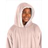 imageBare Home Wearable Blanket BCozy Hoodie  Soft Plush Sherpa  Warm and Cozy  Oversized Wearable Blanket  Adult ampamp Kid SizesBlush