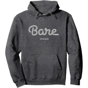imageBare Home Light Grey Logo Pullover HoodieDark Heather Grey