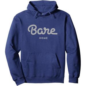 imageBare Home Light Grey Logo Pullover HoodieNavy Blue