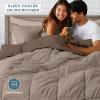 imageBare Home Reversible BedinABag Comforter ampamp Sheet Set  Full Extra Long  Down Alternative  Soft  Bedding Set Full XL TaupeSand SandCocoaTaupe  Taupe