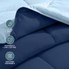 imageBare Home Reversible BedinABag Comforter ampamp Sheet Set  Full Extra Long  Down Alternative  Soft  Bedding Set Full XL TaupeSand SandDark BlueLight Blue  Light Blue