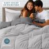 imageBare Home Reversible BedinABag Comforter ampamp Sheet Set  Full Extra Long  Down Alternative  Soft  Bedding Set Full XL TaupeSand SandLight GreyGrey  Light Grey