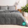 imageBare Home Reversible BedinABag Comforter ampamp Sheet Set  Full Extra Long  Down Alternative  Soft  Bedding Set Full XL TaupeSand SandLight GreyGrey  Light Grey