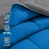 imageBare Home Reversible BedinABag Comforter ampamp Sheet Set  Full Extra Long  Down Alternative  Soft  Bedding Set Full XL TaupeSand SandMedium BlueGrey  Medium Blue
