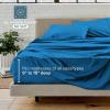 imageBare Home Reversible BedinABag Comforter ampamp Sheet Set  Full Extra Long  Down Alternative  Soft  Bedding Set Full XL TaupeSand SandMedium BlueGrey  Medium Blue