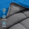 imageBare Home Reversible BedinABag Comforter ampamp Sheet Set  Full Extra Long  Down Alternative  Soft  Bedding Set Full XL TaupeSand SandMedium BlueGrey  Grey