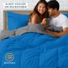 imageBare Home Reversible BedinABag Comforter ampamp Sheet Set  Full Extra Long  Down Alternative  Soft  Bedding Set Full XL TaupeSand SandMedium BlueGrey  Medium Blue
