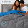 imageBare Home Reversible BedinABag Comforter ampamp Sheet Set  Full Extra Long  Down Alternative  Soft  Bedding Set Full XL TaupeSand SandMedium BlueGrey  Grey