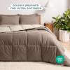 imageBare Home Reversible BedinABag Comforter ampamp Sheet Set  Full Extra Long  Down Alternative  Soft  Bedding Set Full XL TaupeSand SandTaupeSand  Taupe