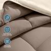 imageBare Home Reversible BedinABag Comforter ampamp Sheet Set  Full Extra Long  Down Alternative  Soft  Bedding Set Full XL TaupeSand SandTaupeSand  Taupe