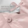 imageBare Home Apartment Ready Organic Cotton Percale Duvet Bundle  Twin XL  7 Pieces Including Duvet Cover Set with Insert Sheet Set ampamp Mattress Pad  Lightweight ampamp Breathable  Twin XL Grey12  Dusty Pink