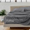 imageBare Home Queen Sheet Set  Luxury 1800 UltraSoft Microfiber Bed Sheets  Double Brushed  Deep Pockets  Easy Fit  4 Piece Set  Bedding Sheets ampamp Pillowcases Queen Grey
