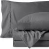 imageBare Home Queen Sheet Set  Luxury 1800 UltraSoft Microfiber Bed Sheets  Double Brushed  Deep Pockets  Easy Fit  4 Piece Set  Bedding Sheets ampamp Pillowcases Queen Grey