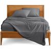 imageBare Home Queen Sheet Set  Luxury 1800 UltraSoft Microfiber Bed Sheets  Double Brushed  Deep Pockets  Easy Fit  4 Piece Set  Bedding Sheets ampamp Pillowcases Queen Grey