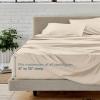 imageBare Home Queen Sheet Set  Hotel Luxury  Deep Pockets  Double Brushed Microfiber for Softness  Easy Fit  4 Piece Set  Bed Sheets with Envelope Pillowcases Queen SandSand