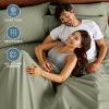 imageBare Home Queen Sheet Set  Hotel Luxury  Deep Pockets  Double Brushed Microfiber for Softness  Easy Fit  4 Piece Set  Bed Sheets with Envelope Pillowcases Queen SandSage