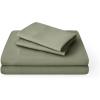 imageBare Home Queen Sheet Set  Hotel Luxury  Deep Pockets  Double Brushed Microfiber for Softness  Easy Fit  4 Piece Set  Bed Sheets with Envelope Pillowcases Queen SandSage