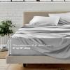 imageBare Home Queen Sheet Set  Hotel Luxury  Deep Pockets  Double Brushed Microfiber for Softness  Easy Fit  4 Piece Set  Bed Sheets with Envelope Pillowcases Queen SandCloud Grey